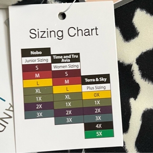 Time And Tru Black and White Mid Rise Bikini Swim Bottom Women’s Plus Size 3X - Picture 8 of 8